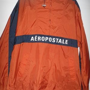 MEN AEROPOSTALE  HOODED  WINDBRAKER